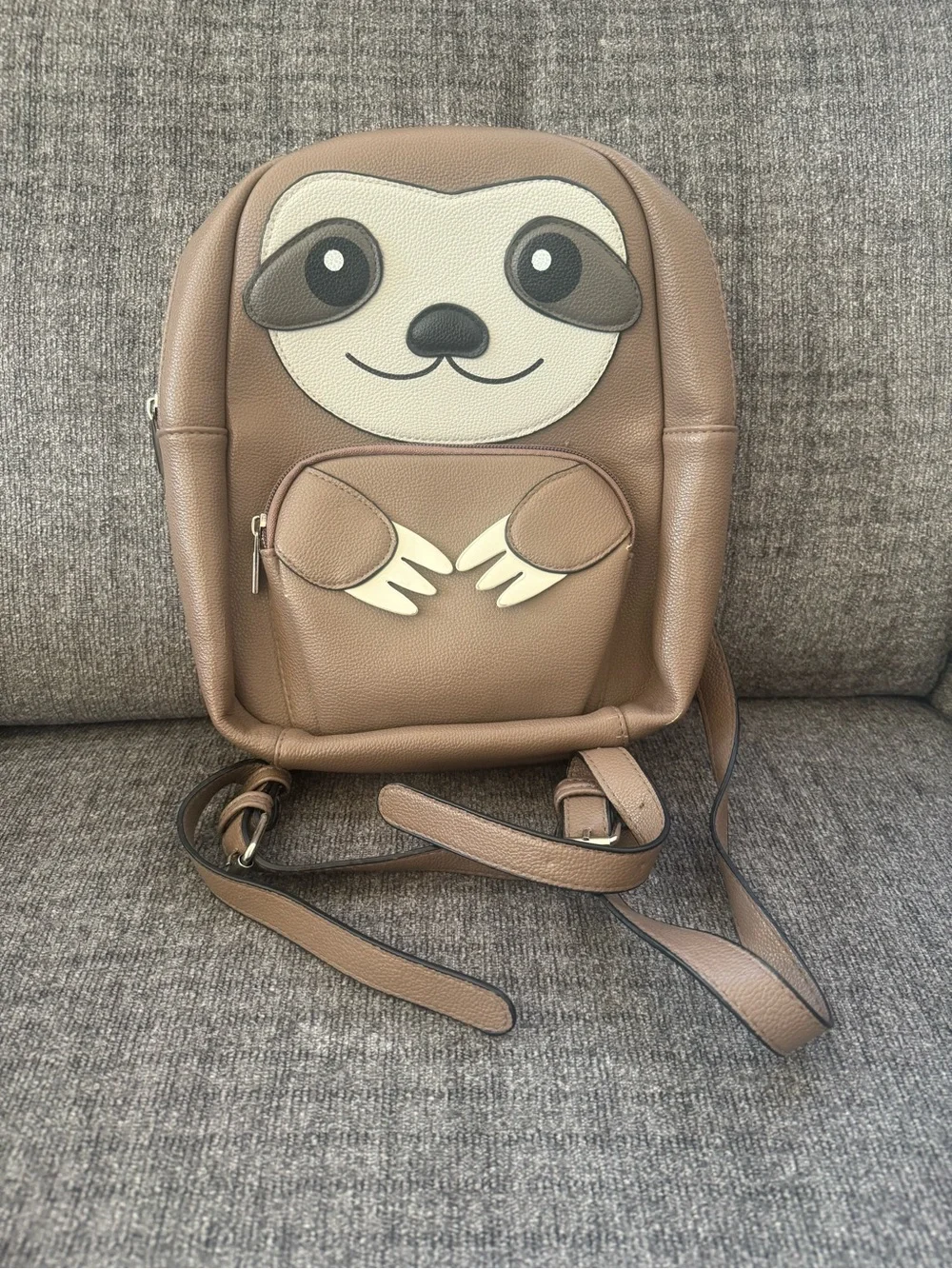 Brown Sloth Backpack/bag